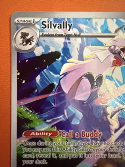 Silvally 095/084 Illustration Rare Pitch Black Pokemon Holo Near Mint - Image 2