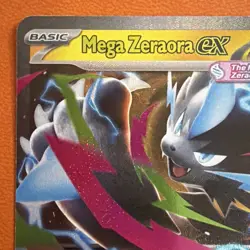 Mega Zeraora ex 027/084 Double Rare Pitch Black Pokemon TCG Near Mint - Image 2
