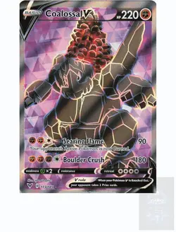 COALOSSAL V 173/185 Ultra Rare VIVID VOLTAGE Pokemon Holo Near Mint - Image 1