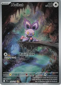 NOIBAT 169/159 Illustration Rare JOURNEY TOGETHER Pokemon Holo Near Mint - Image 1