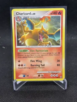Pokemon TCG - Charizard 1/99 Holo Rare - Platinum Arceus - Swirl - Image 1
