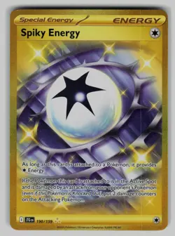 Spiky Energy 190/159 Hyper Rare Journey Together Pokemon Holo Near Mint - Image 1