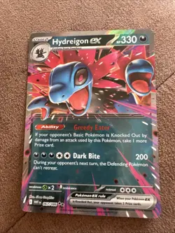 Pokemon TCG Hydreigon EX White Flare Holo Card 067/086 English Edition - Image 1