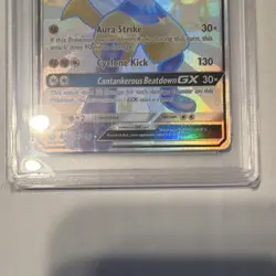 Pokemon TCG Lucario GX Hidden Fates SV64/SV94 PSA 9 - Image 2