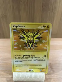 Pokemon Zapdos 150/147 Supreme Victors Secret Rare Holo English 2009 LP - Image 1
