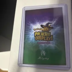 My Hero Academia (Pikachu) #E38 Silver Holo Box Hit Pikachu Cosplay NM - Image 2