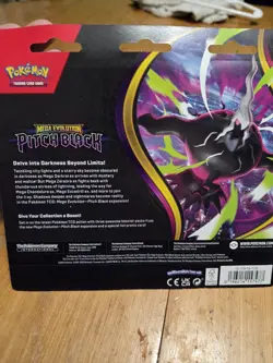 Pokemon Mega Evolution Pitch Black Binacle 3 Pack Blister Sealed In Hand Promo - Image 3