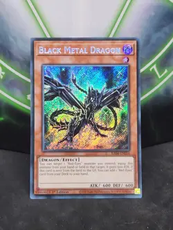 Yugioh Black Metal Dragon RA04-EN016 Secret Rare 1st Edition NM - Image 1