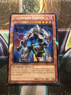 *** EVILSWARM CASTOR *** DT07-EN075 DUEL TERMINAL RARE YUGIOH! MINT/NM - Image 1