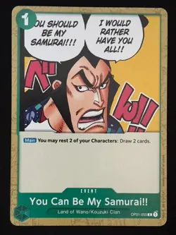 You Can Be My Samurai!! (OP01-055)- Romance Dawn (OP01) - One Piece - Image 1