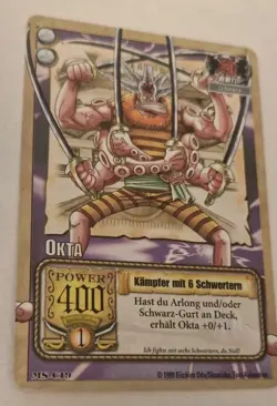 One Piece Karte MS-C19 Okta Kampfer Mit 6 Schwertern - Image 1