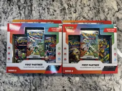 2x Pokemon TCG First Partner Illustration Collection Series 2 Box - Image 1