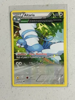 Pokemon Card 2015: Altaria 74/108 Rare Non-Holo - Image 1