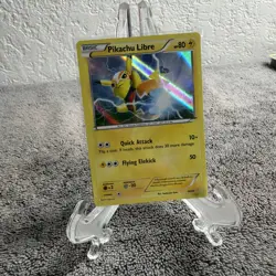 2016 Pokemon Pikachu Libre Holo 30/30 XY Trainer Kit TCG Card - Image 2