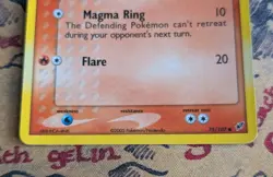 Slugma EX Deoxys 75/107 Holo STAMPED 2005 Reverse Holo Pokemon Card - Image 3