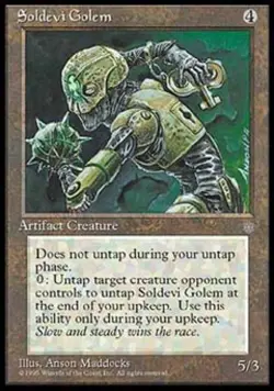 Soldevi Golem - Medium Play MTG Ice Age - Image 1