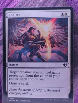 Shelter 56 Common Commander Masters Magic: The Gathering Lightly Played - Image 1