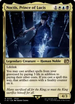 MTG Noctis, Prince of Lucis NON-FOIL NM 235 FINAL FANTASY Magic the Gathering - Image 1