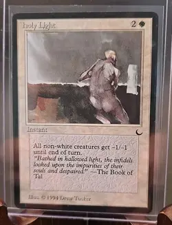 Holy Light The Dark MTG Regular Lightly Played - Image 3