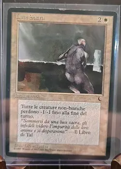 Holy Light The Dark (Italian) MTG Regular Moderately Played - Image 3