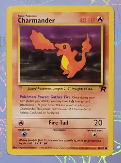Charmander 50/82 Team Rocket Pokemon Card NM - Image 1