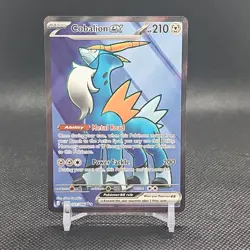 Pokemon TCG Cobalion EX 103/086 Plasma Storm Full Art Holo English - Image 1