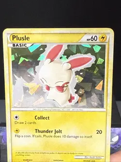 Pokemon Card Plusle HGSS16 Cracked Ice Holo HeartGold SoulSilver Light Play - Image 2