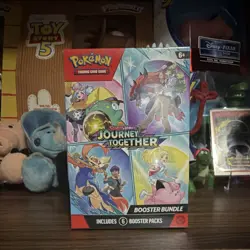 Pokemon TCG Journey Together Booster Bundle - 6 Booster Packs, Age 6+ - Image 1