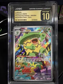 Ludicolo Pokemon 2025 Phantasmal Flames – 095/094 Illustration Rare Holo - Image 1