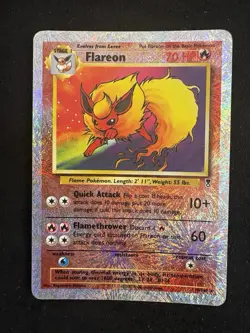 Flareon Legendary Collection Reverse Holo Rare 10/110 Pokemon WOTC Vintage - Image 1