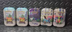 Pokemon Mega Evolution Lumiose City Mini Tin 2 Booster Packs Emboar & Inkay - Image 1