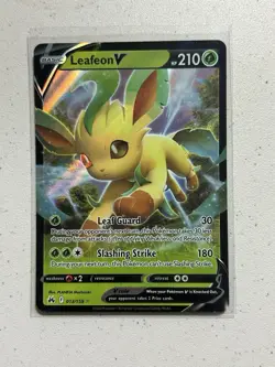 Pokemon TCG Leafeon V Crown Zenith 013/159 Holo Ultra Rare - Image 1