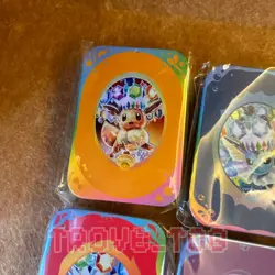 Pokemon TCG Chinese Eeveelutions Tin Box & Coin Set – 9 Set (Packs Not Included) - Image 3
