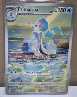 Pokemon TCG Pitch Black Primarina 88/84 Illustration Rare IR ME05 2026 NM - Image 1