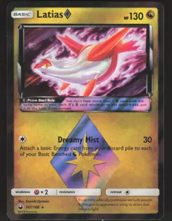 Latias Prism Star 107/168 Pokemon TCG SM - Celestial Storm NM - Image 1