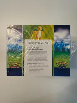 2022 Pokemon GO Premier Deck Holder Collection Box Dragonite VSTAR SEALED - Image 2
