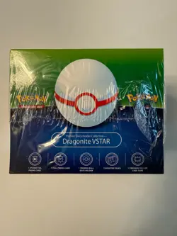 2022 Pokemon GO Premier Deck Holder Collection Box Dragonite VSTAR SEALED - Image 3