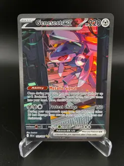 Genesect ex 169/086 Holo Special Illustration Rare Black Bolt Pokemon NM - Image 1