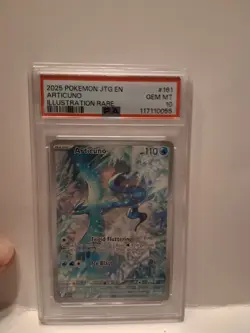2025 Pokemon Journey Together Articuno #161/159 PSA 10 GEM MINT - Image 1