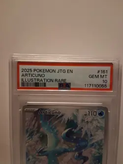 2025 Pokemon Journey Together Articuno #161/159 PSA 10 GEM MINT - Image 3