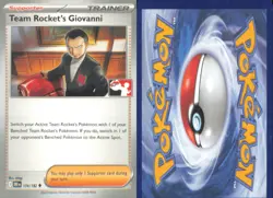 TEAM ROCKET'S GIOVANNI 174/182 UNCOMMON DESTINED RIVALS POKEMON NEAR MINT - Image 3
