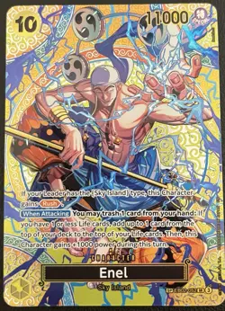 One Piece TCG English OP15 Enel (SP) EB02-052 Adventure On Kami’s Island - Image 1