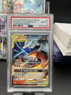 Pokemon TCG Reshiram & Charizard 20/214 Unbroken Bonds PSA 10 English - Image 1