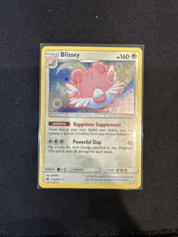 Pokemon TCG Blissey Lost Thunder 153/214 Holo Holo Rare - Image 1
