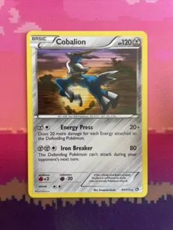 Pokemon Card Cobalion Legendary Treasures Holo Rare 91/113 Near Mint - Image 1