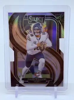 2024 Panini Select Caleb Williams #114 Premier Die-Cut Silver Rookie RC Bears - Image 1