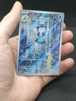Pokemon TCG Poliwhirl Scarlet & Violet-151 176/165 Holo Illustration Rare (Eng) - Image 3