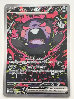 Morpeko ex Holo Special Illustration Rare ME05: Pitch Black 117/084 NM - Image 1