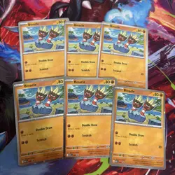 6x Binacle MEP 087 - Cosmos Holo - Pitch Black Pokemon Black Star Promo - Image 1