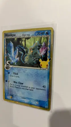 Pokemon TCG Mimikyu (Delta Species) Sword & Shield Swsh136 Holo Promo - Image 2